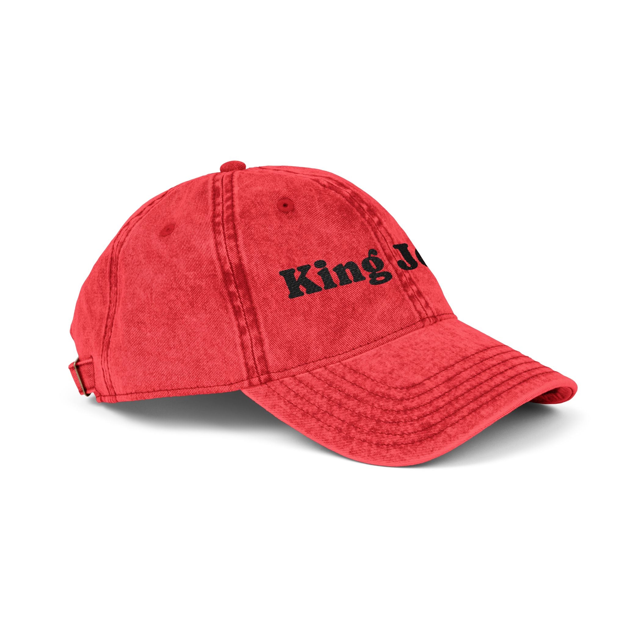 Vintage Embroidered King Jesus Cap